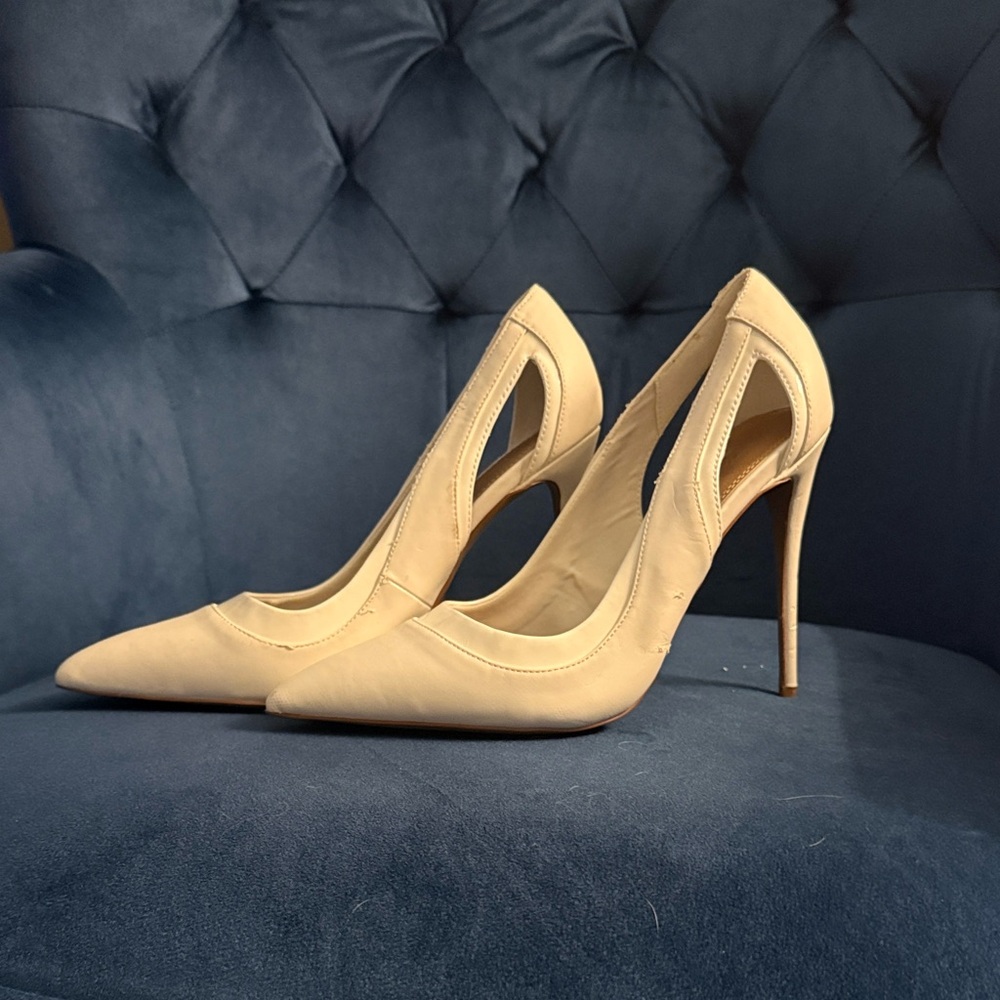 White ASOS Stiletto Heels